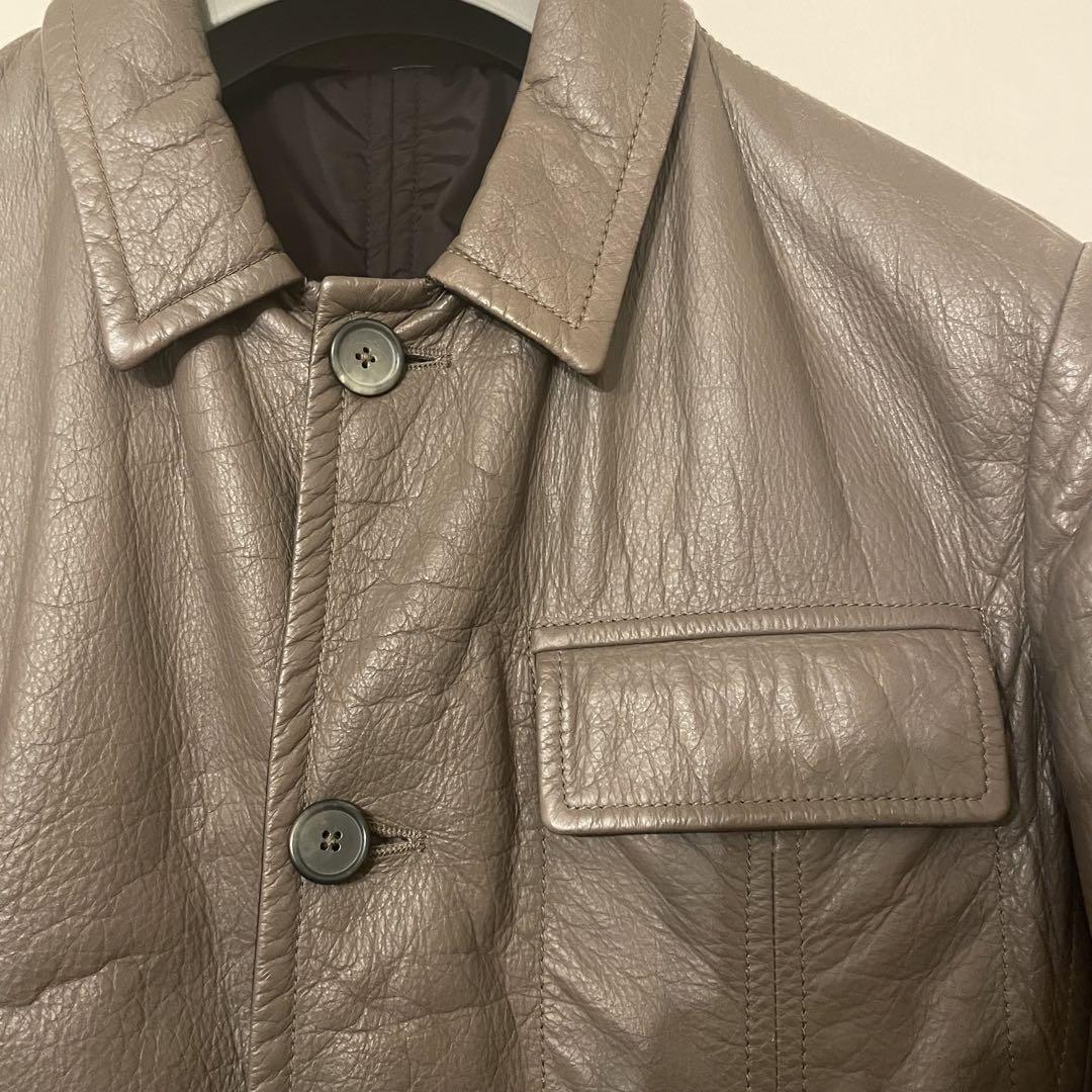 超希少】JIL SANDER ラフ期 09aw リバーシブルレザージャケット