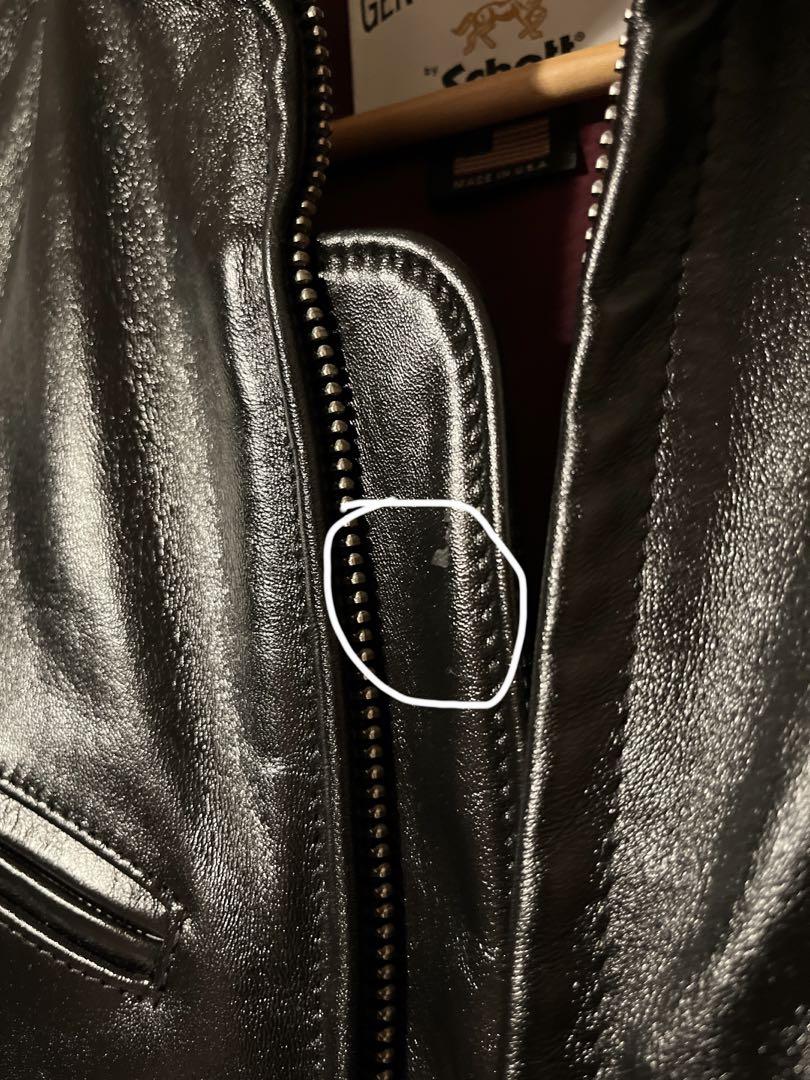 ジャケット・アウター Schott 641XXH HORSEHIDE CAFE RACER 38