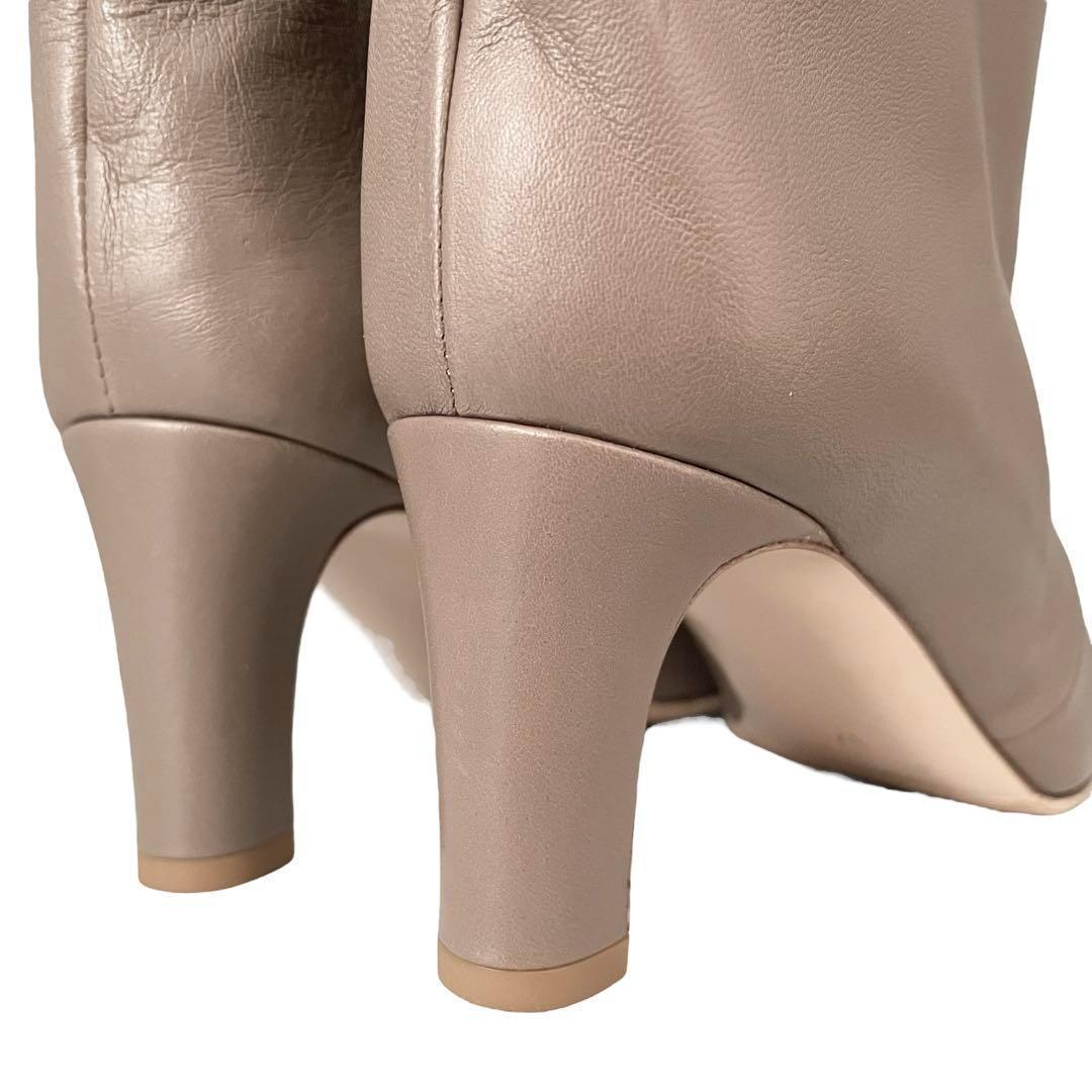 未使用品!! NEBULONI E. ネブローニ ロングブーツ ベージュ 37