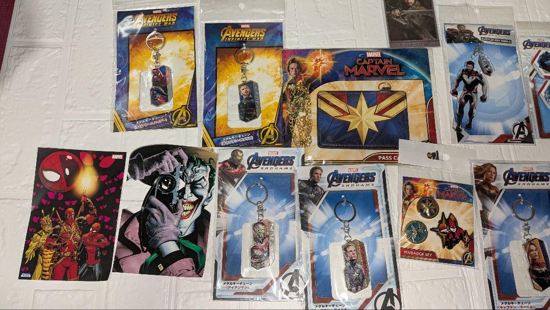 マーベル・DCユニバース　アメコミキャラクター キーホルダー　まとめ売り