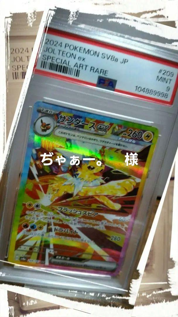 【PSA9】サンダースex SAR テラスタルフェスex