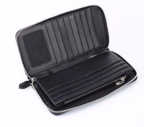 新品未使用　本革　高級　クロコダイル　長財布　ブラック-1 2025年最新】Yahoo!オークション -無双クロコダイル財布の中古品