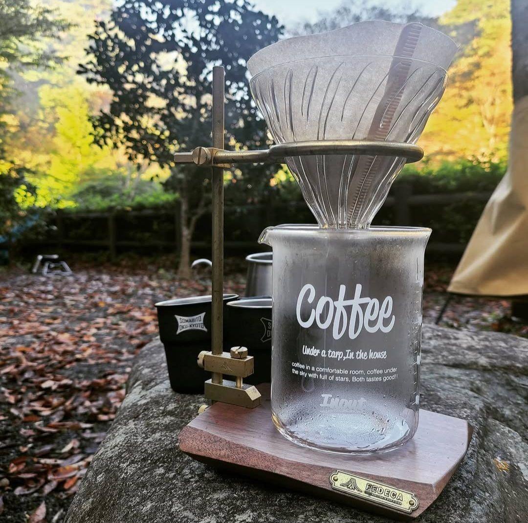 FEDECA フェデカ コーヒー ドリップスタンド / 真鍮製 （台座セット） Bar Clamp Dripper Stand Pedestal Set バークランプドリッパー