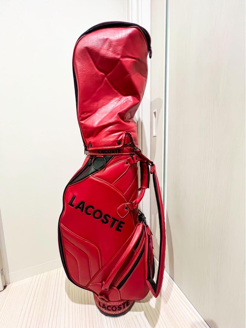 LACOSTE ゴルフバッグ 赤