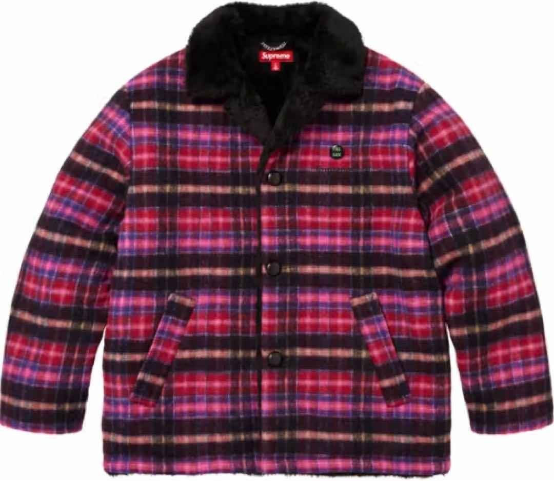 supreme plaid car coat 25fw チェック柄コート