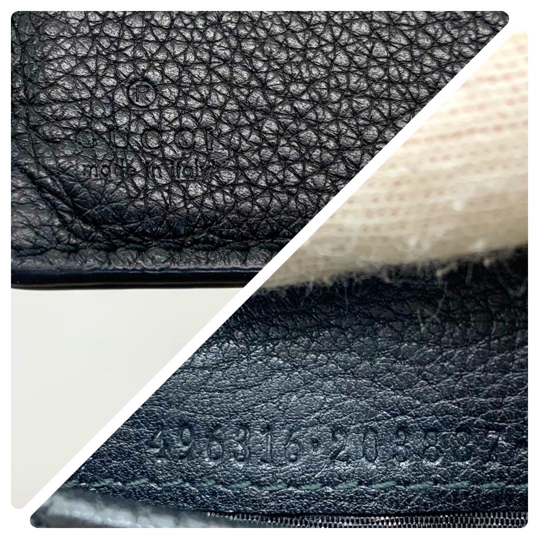 未使用級✨GUCCI 二つ折り財布 プリント 小銭入れ シェリー