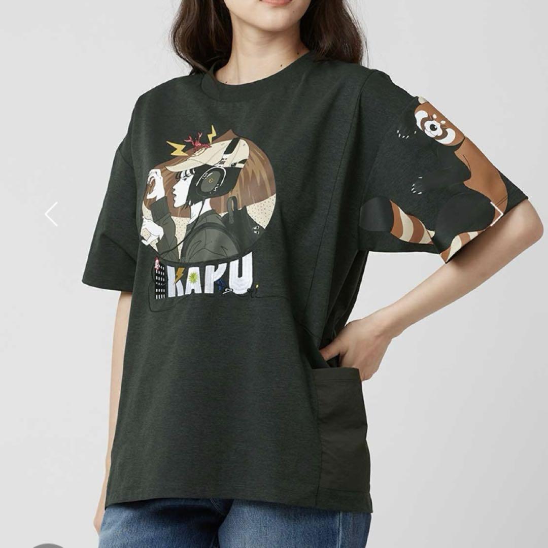 XL グラニフ 中村佑介 IKAKUri サイドポケット Tシャツ イカク
