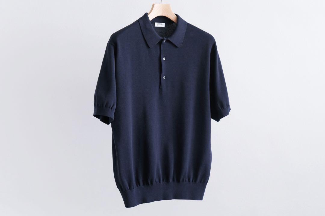お値段見直しMAATEE&SONS POLO NAVY【1】