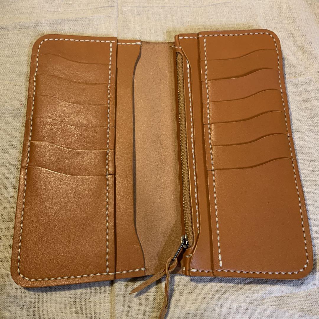 【ウォレット】【財布】ハンドメイドウォレット【中古】【レザー】