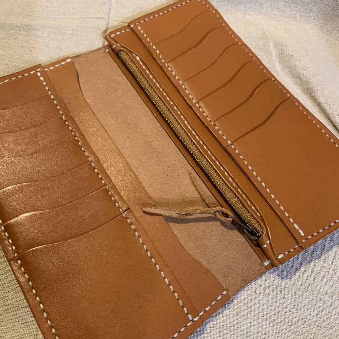【ウォレット】【財布】ハンドメイドウォレット【中古】【レザー】