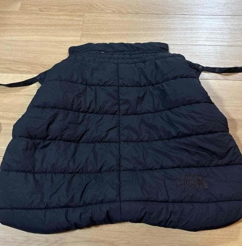 ダウンベスト 黒 キルティング120cm