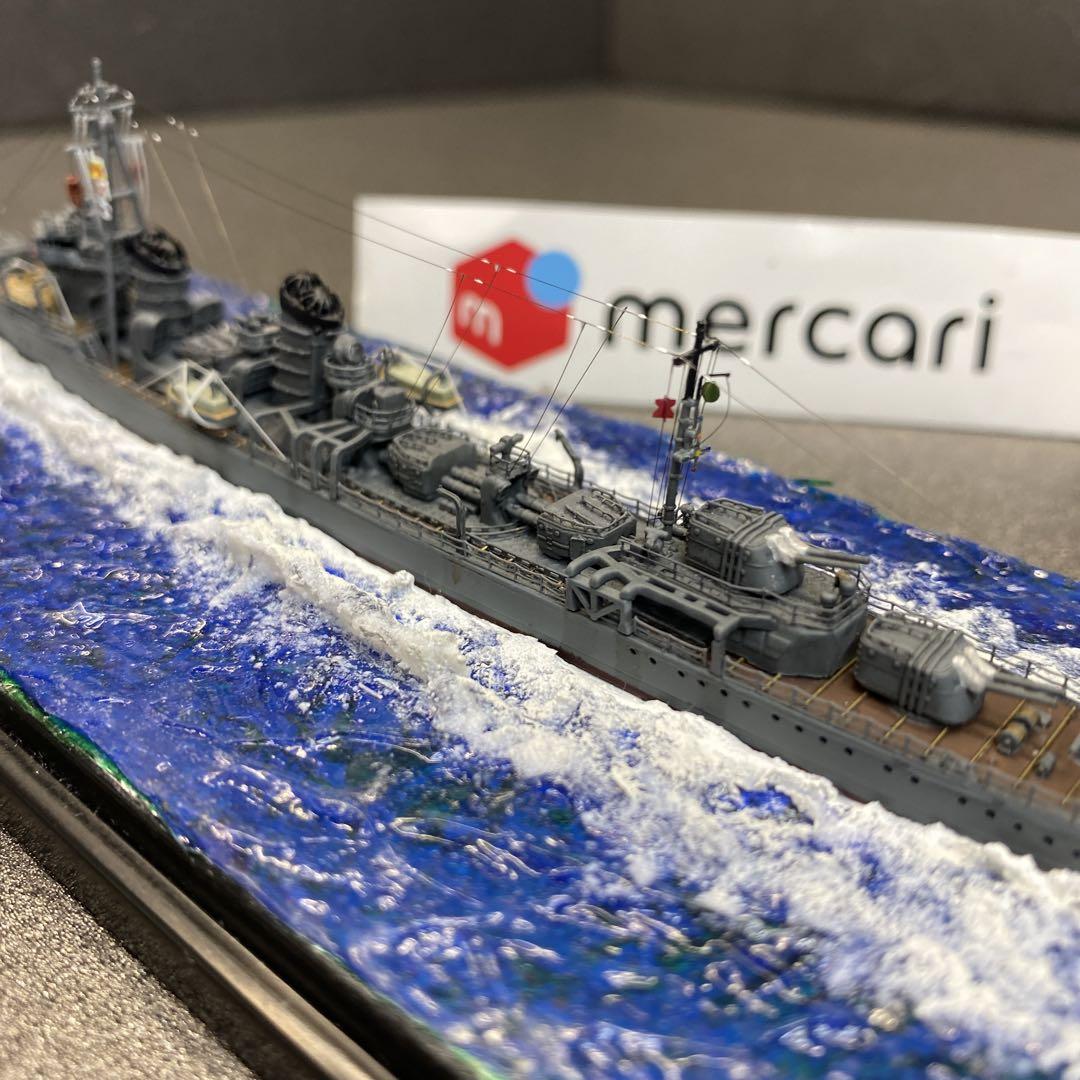 【送料無料キャンペーン】 ヤマシタホビー製 1/700日本駆逐艦 吹雪(ふぶき)ジオラマ完成品 船・ボート