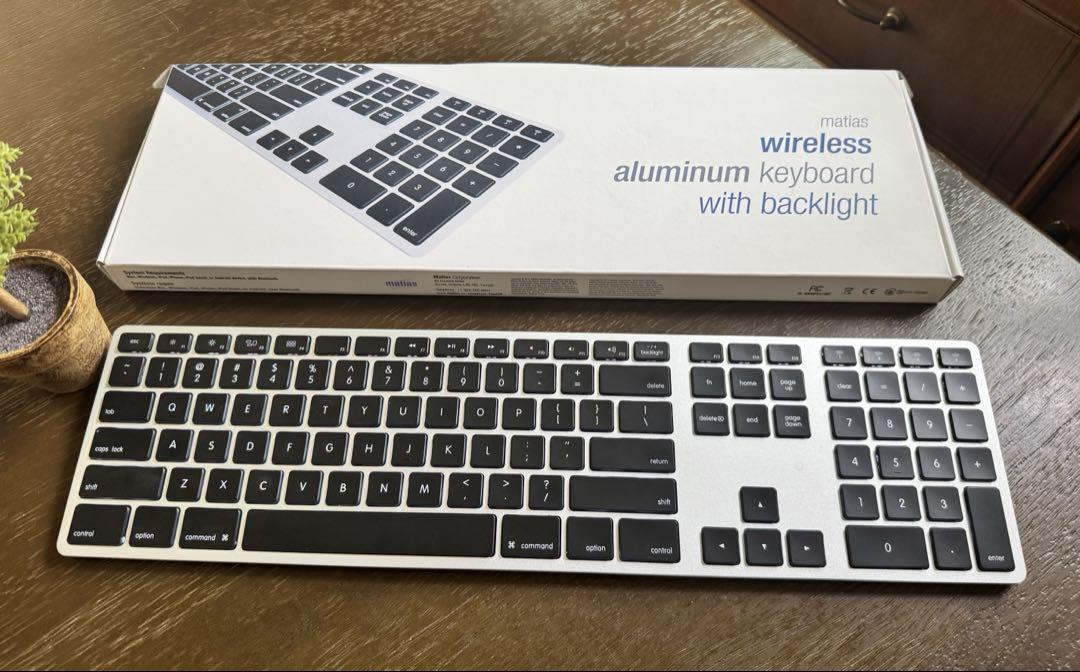 【個人輸入品】Macにおすすめ！matias ワイヤレスキーボード（USキー）