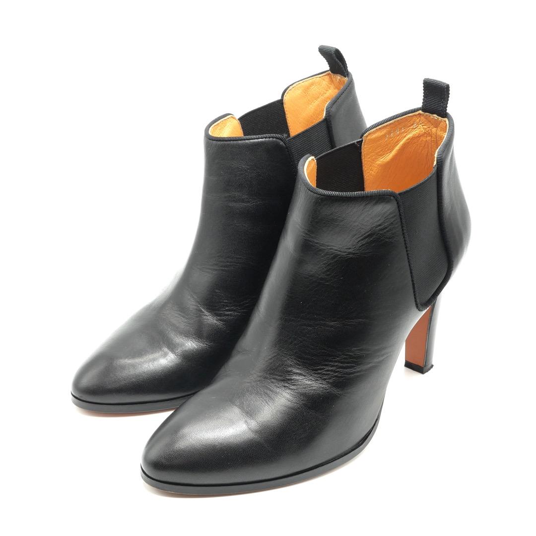 24 LANVIN en bleu ランバン オンブルー サイドゴア ブーツ 黒