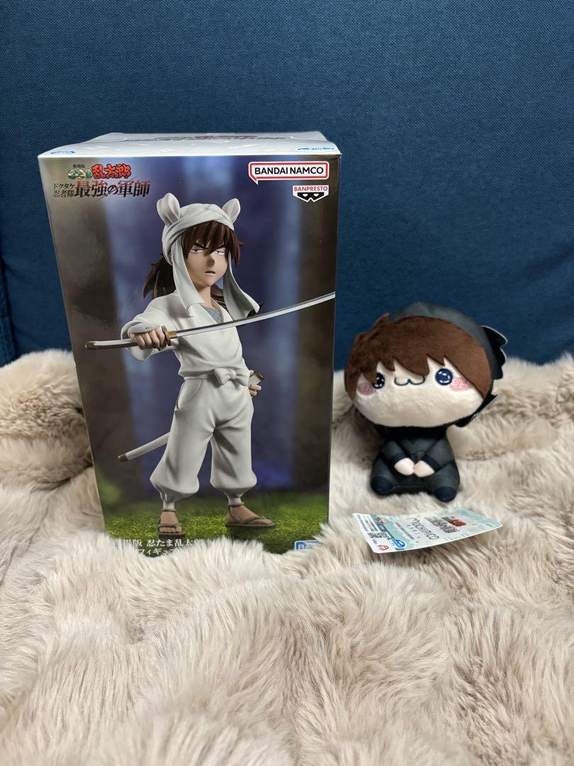 劇場版 忍たま乱太郎 天鬼 フィギュア&もちぴこぬいぐるみ 土井