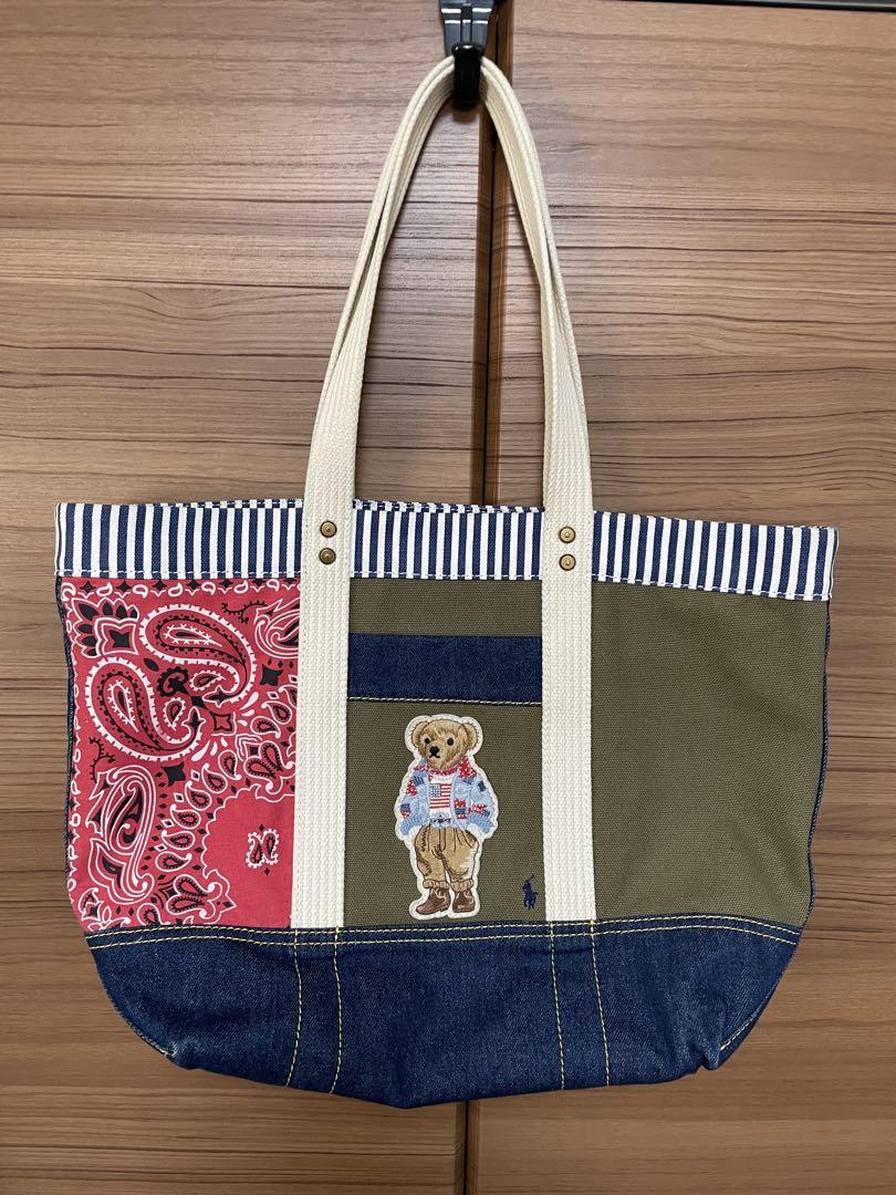 Ralph Lauren パッチワークトートバッグ
