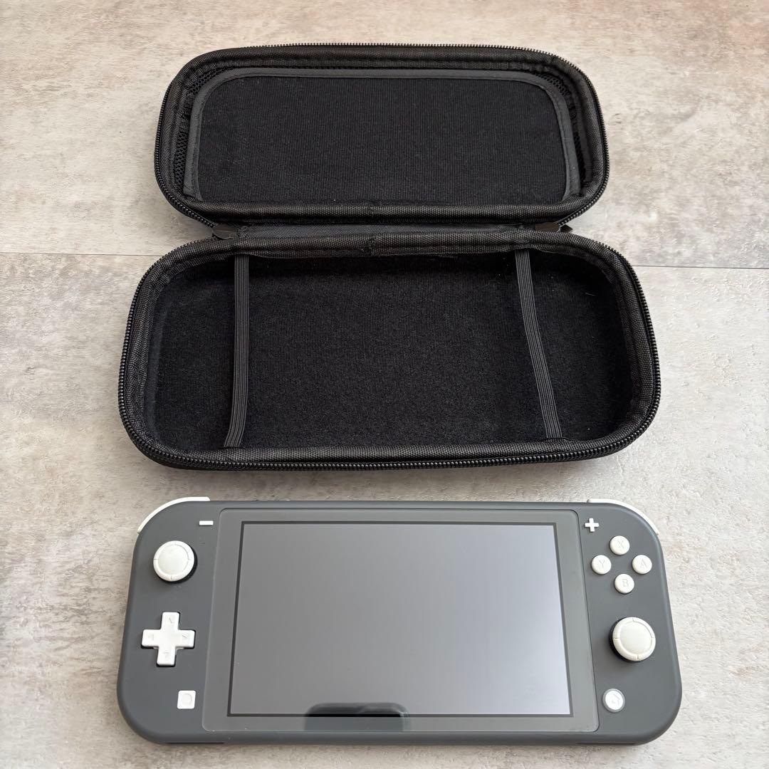 Nintendo Switch Lite グレー ケース付き