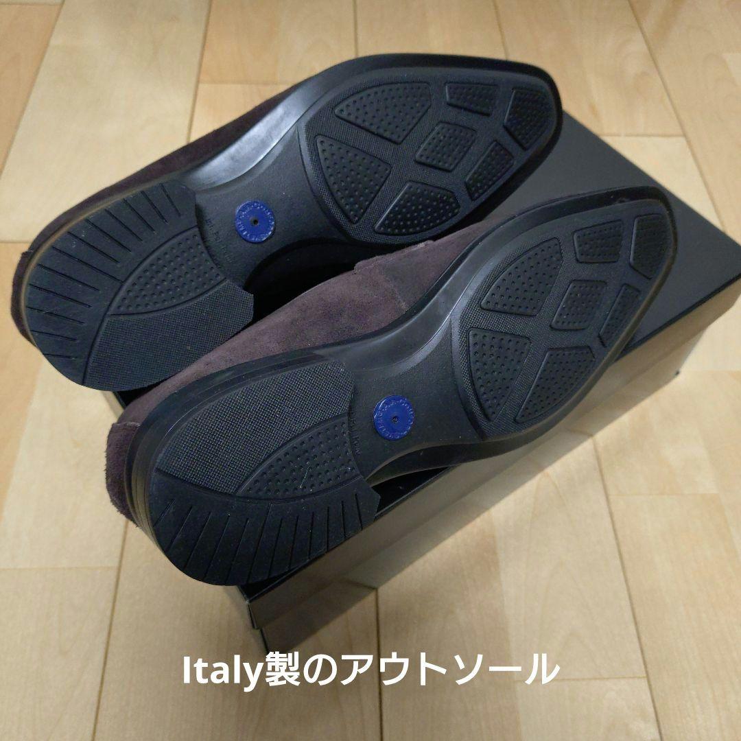 特別セール！【新品】スエード コインローファー ダークブラウン 26.5cm