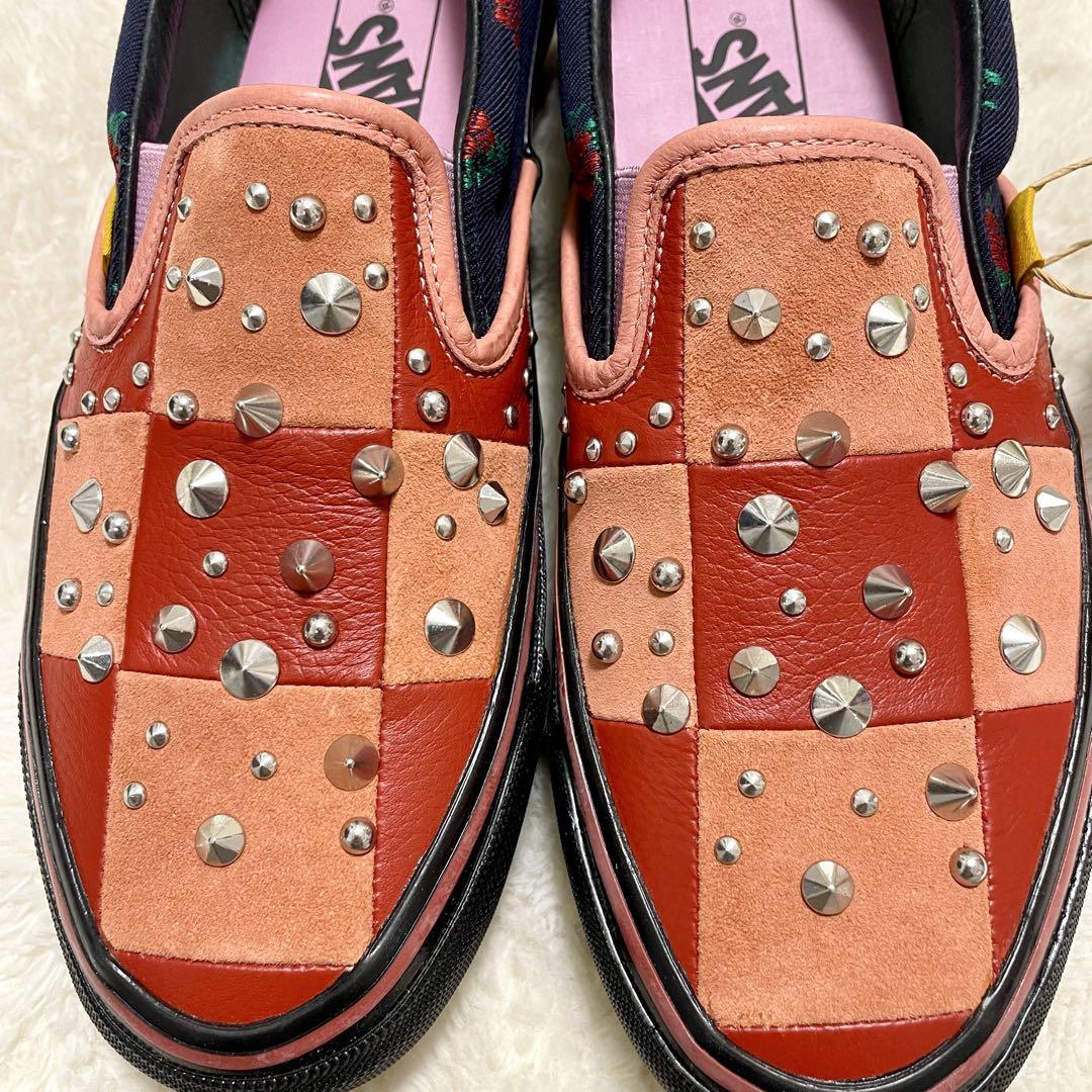 箱付未使用 限定品 GUCCI VAULT VANS コラボ スタッズスリッポン