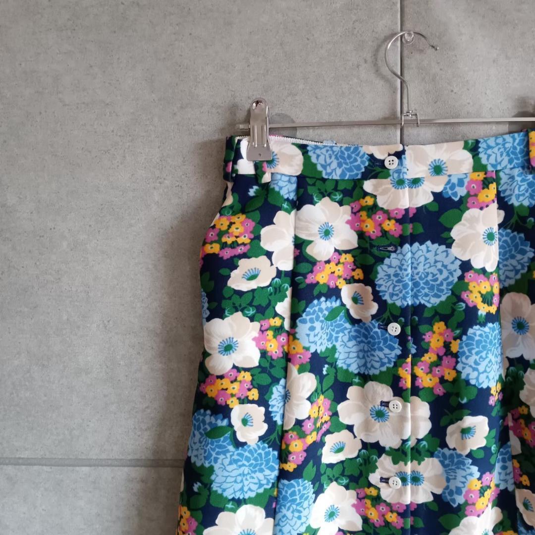 【CARVEN】 カルヴェン 花柄スカート デッドストック タグ付き X447 CARVEN】 カルヴェン 花柄スカート デッドストック タグ付き