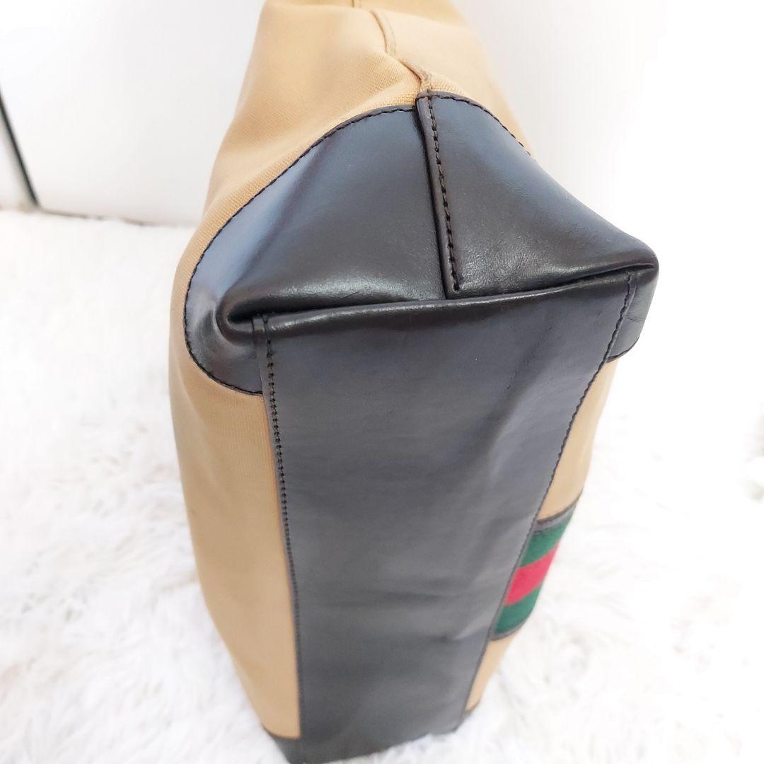GUCCI オールドグッチ トートバッグ シェリーライン 002.1119