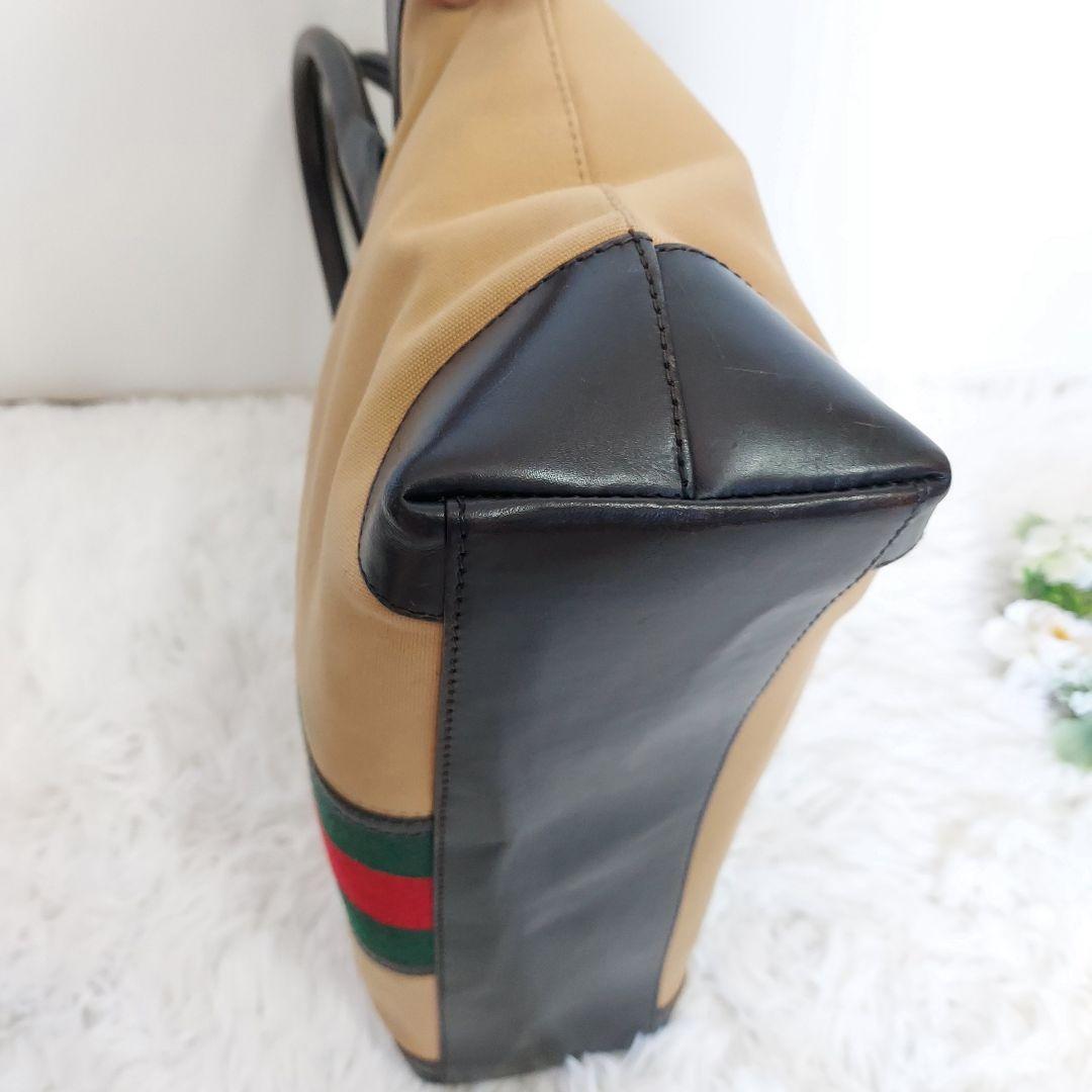 GUCCI オールドグッチ トートバッグ シェリーライン 002.1119