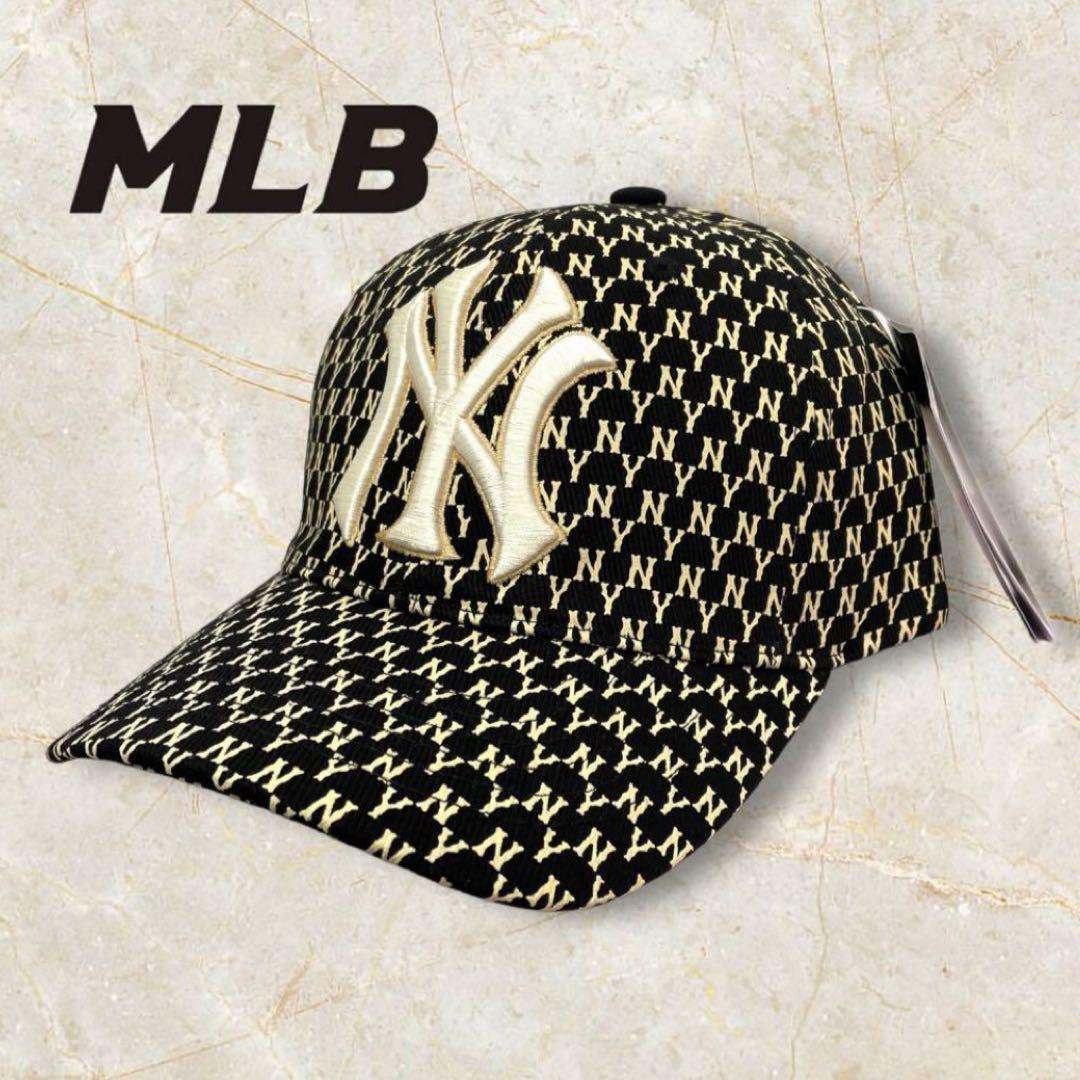 MLB ベースボールキャップ NYヤンキース モノグラム 韓国 新品 MLB ベースボールキャップ NYヤンキース モノグラム 韓国 新品