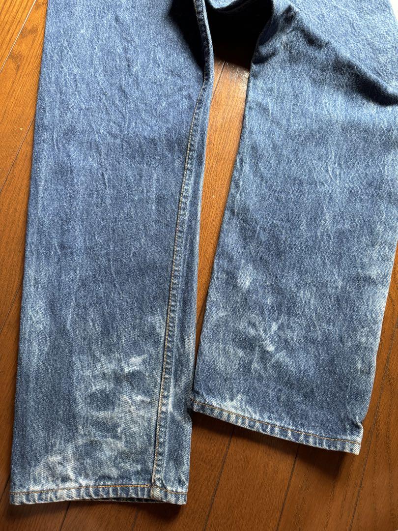 【90s】Levi's 501xx USA製 リジッド ブリーチ W34