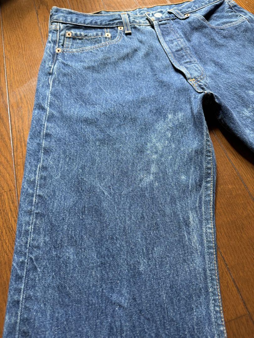【90s】Levi's 501xx USA製 リジッド ブリーチ W34
