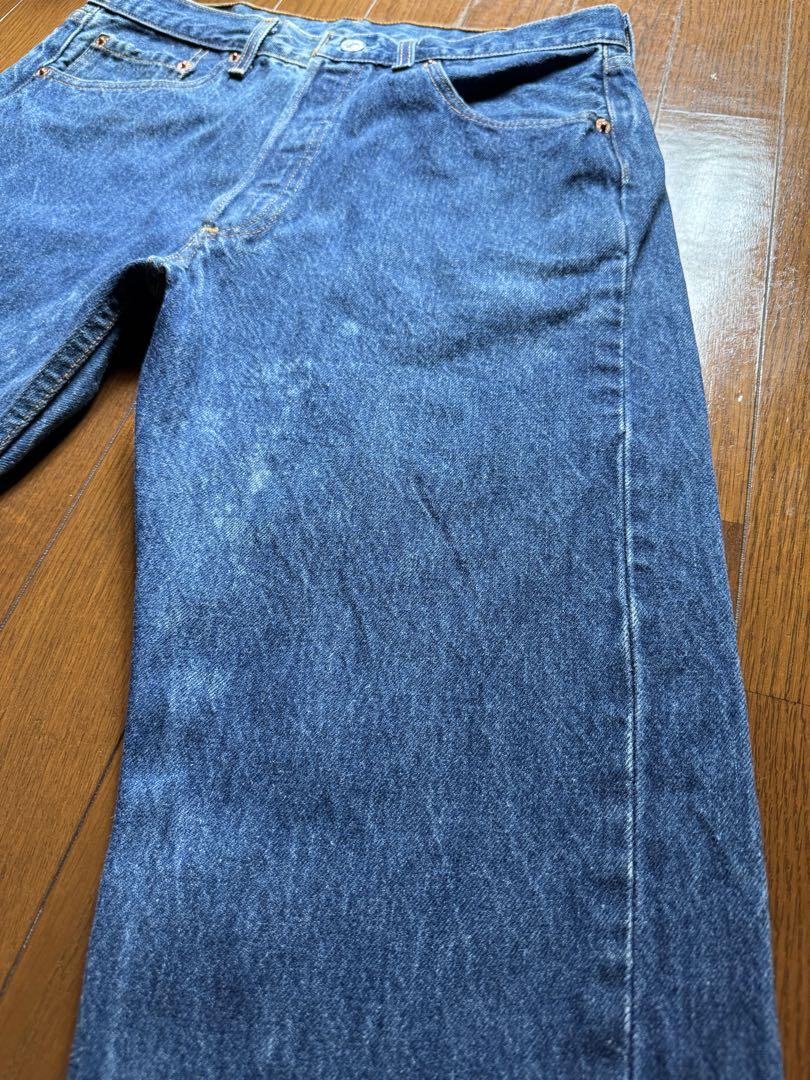 【90s】Levi's 501xx USA製 リジッド ブリーチ W34