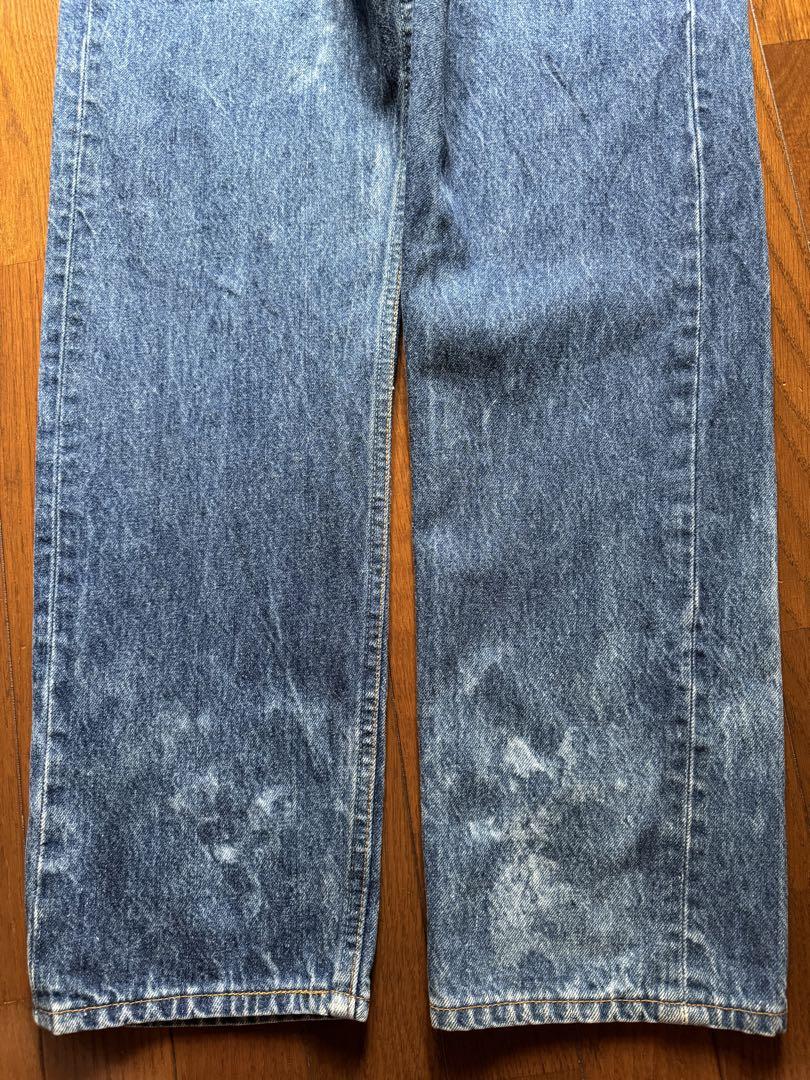 【90s】Levi's 501xx USA製 リジッド ブリーチ W34