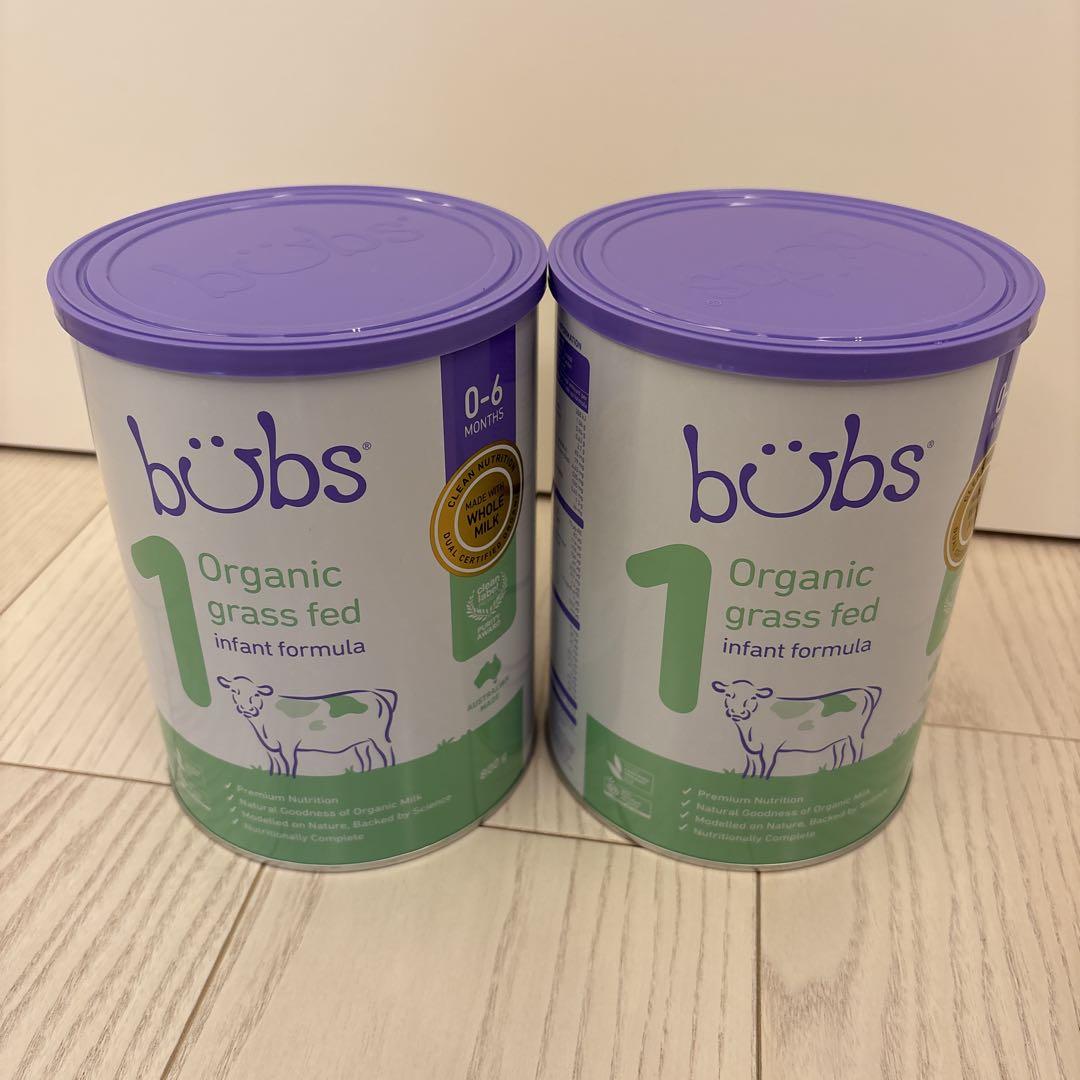 【新品未使用】Bubs オーガニック粉ミルク 800g×2缶 送料無料】Bubs（バブズ）オーガニック Organic 粉ミルク