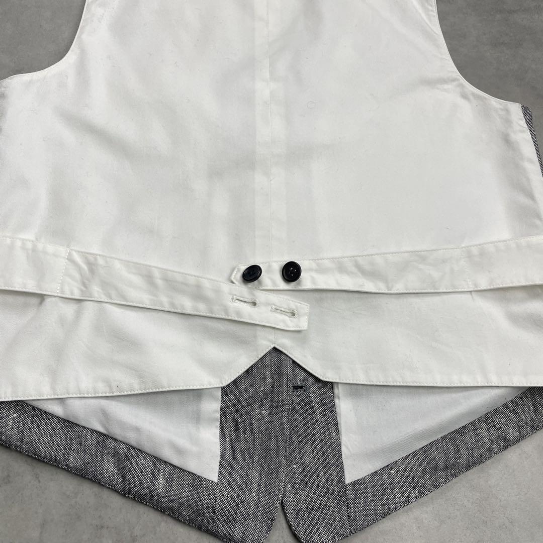 【まとめ買い】 美品 MARGARET ジレ リネンベスト マーガレットハウエル HOWELL トップス