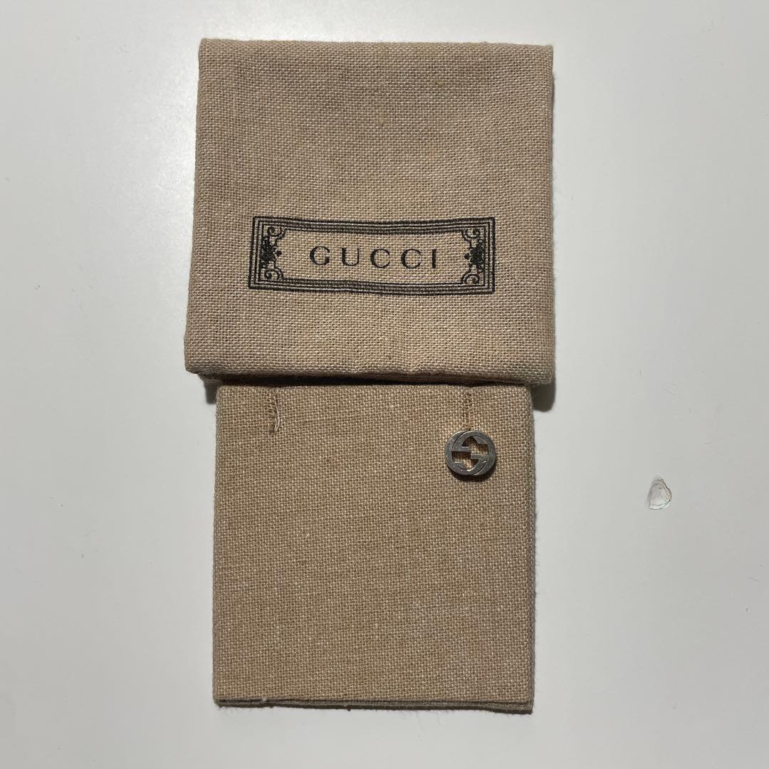 GUCCI インターロッキング 片耳 ピアス