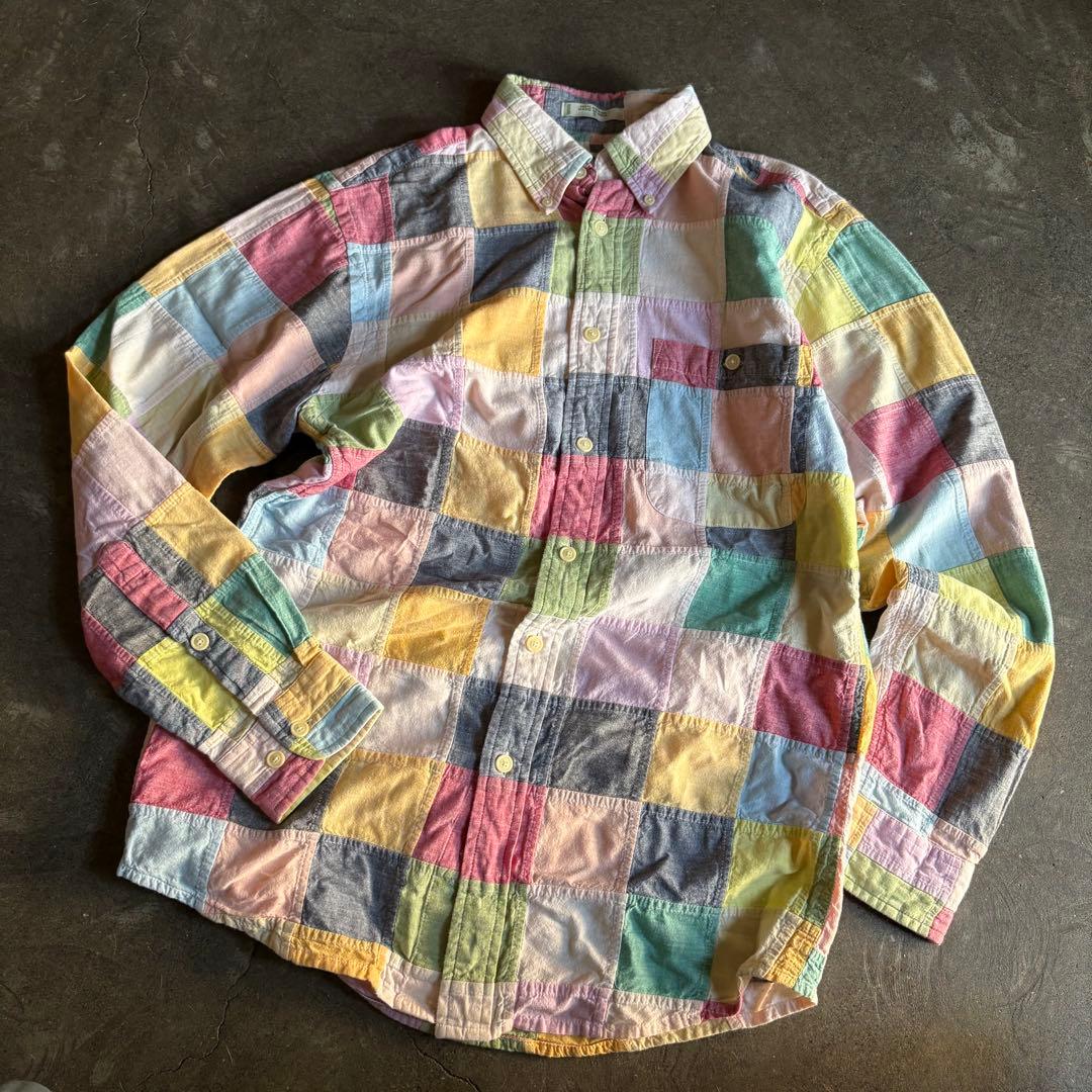 orvis patchwork india cotton l/s shirt