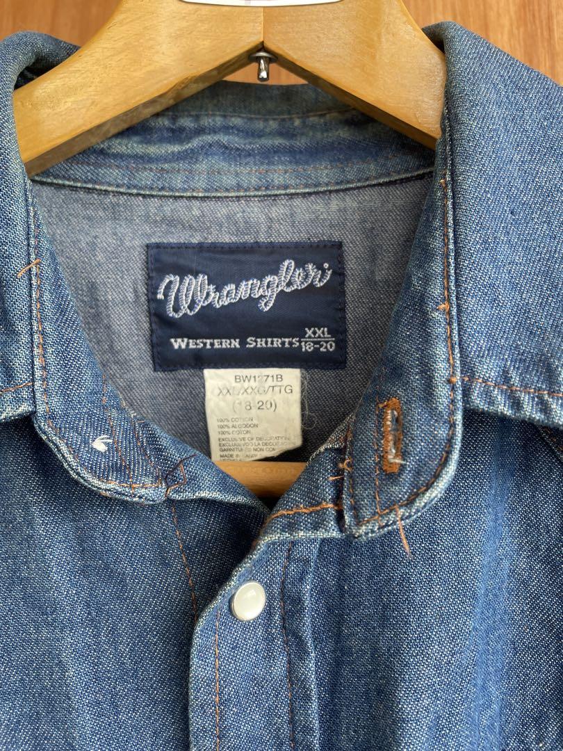 Wrangler Western Shirts XXL デニムシャツ