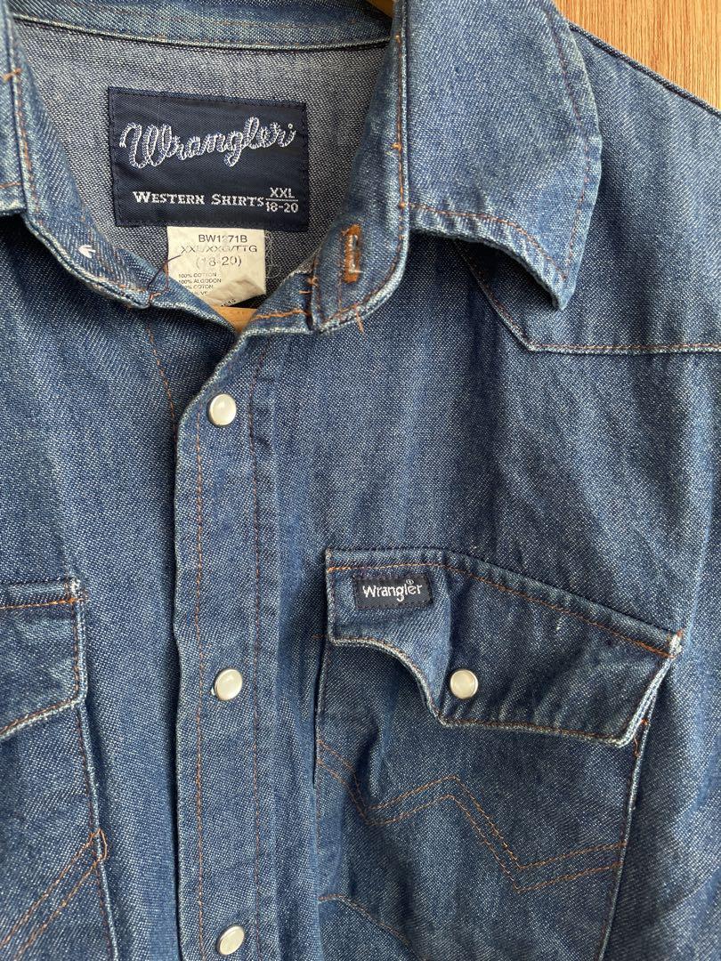 Wrangler Western Shirts XXL デニムシャツ