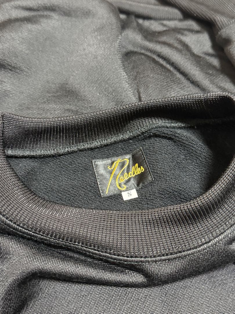 Needles スリーブレススウェット ブラック