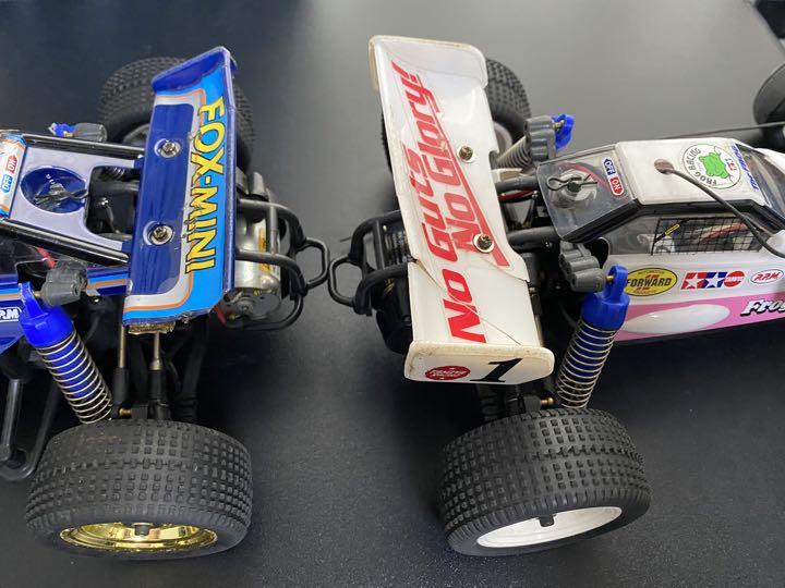 タムテックギア GB-01 マイティフロッグ、フォックスミニ 2台