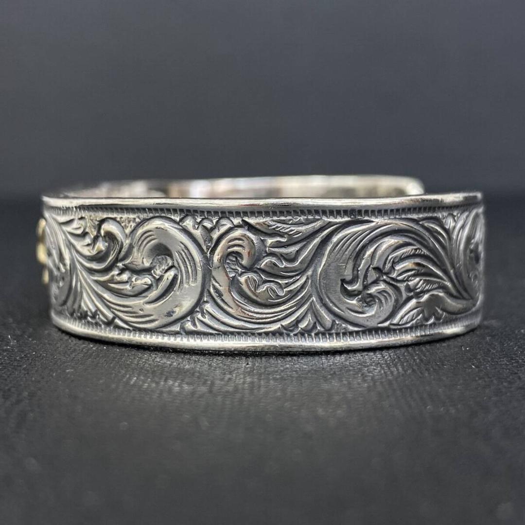 アクセサリー LARRY SMITH KARAKUSA ROSE BRACELET 18K