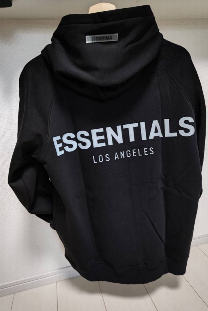 FOG ESSENTIALS裏起毛大ロゴ男女兼用リフレクティブパーカーS