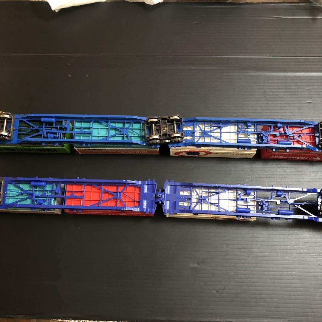 ［ジャンク］鉄道模型　HOゲージ　外国メーカー不明　コンテナ貨車