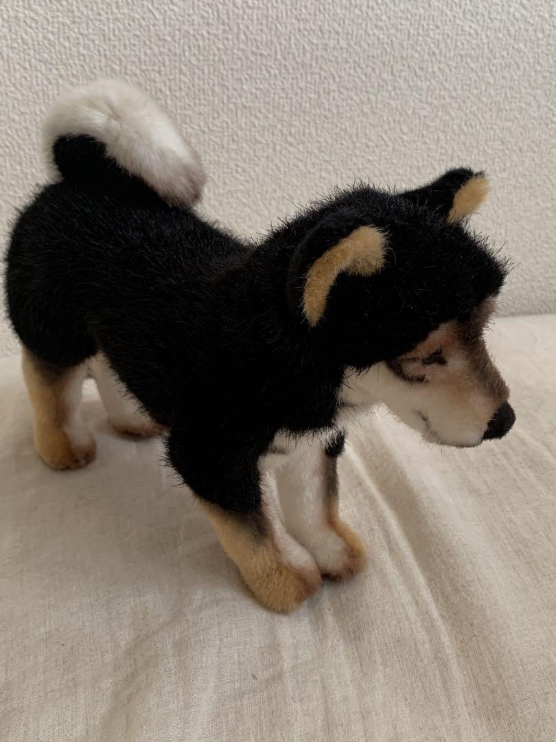 新品】ケーセン 黒柴犬 ぬいぐるみ リアル 本物 図鑑 ファースト