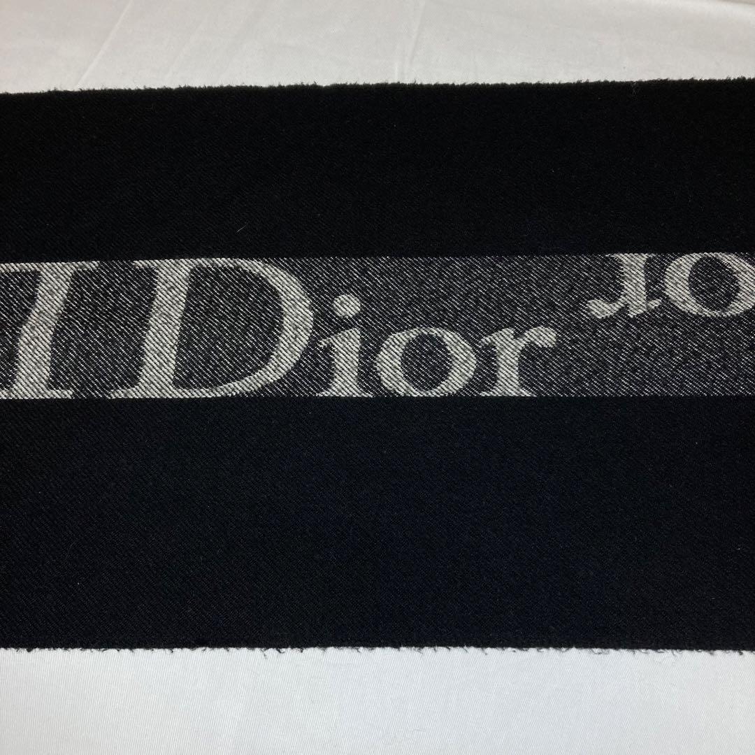 Christian Dior ディオール　マフラー　ブラック　B63