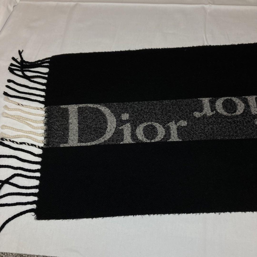 Christian Dior ディオール　マフラー　ブラック　B63