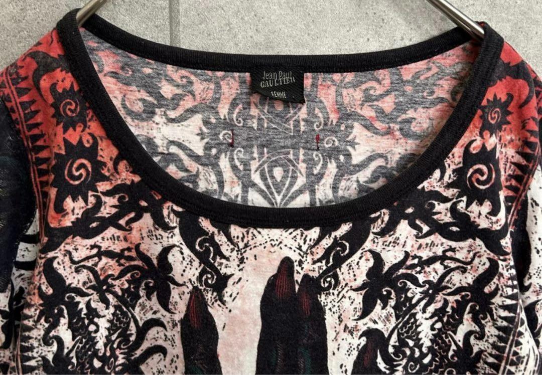 【Jean Paul GAULTIER FEMME】デザインTシャツ O1314