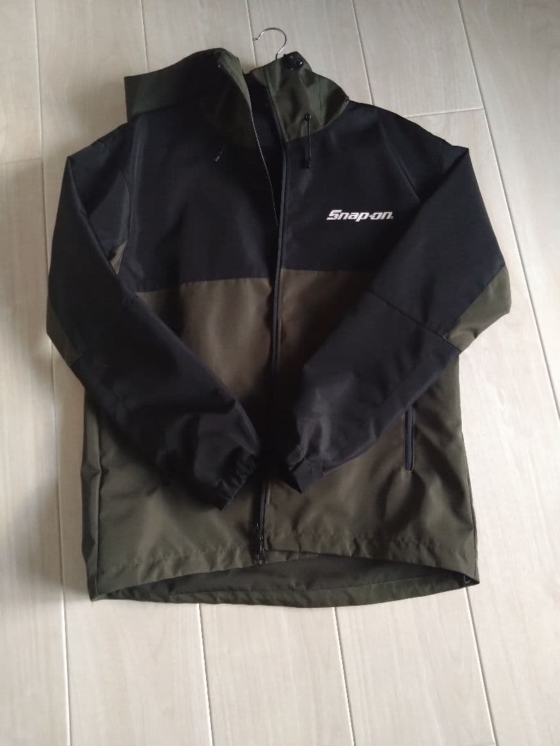 Snap-on フルジップジャケット ブラック カーキーL Snap-on