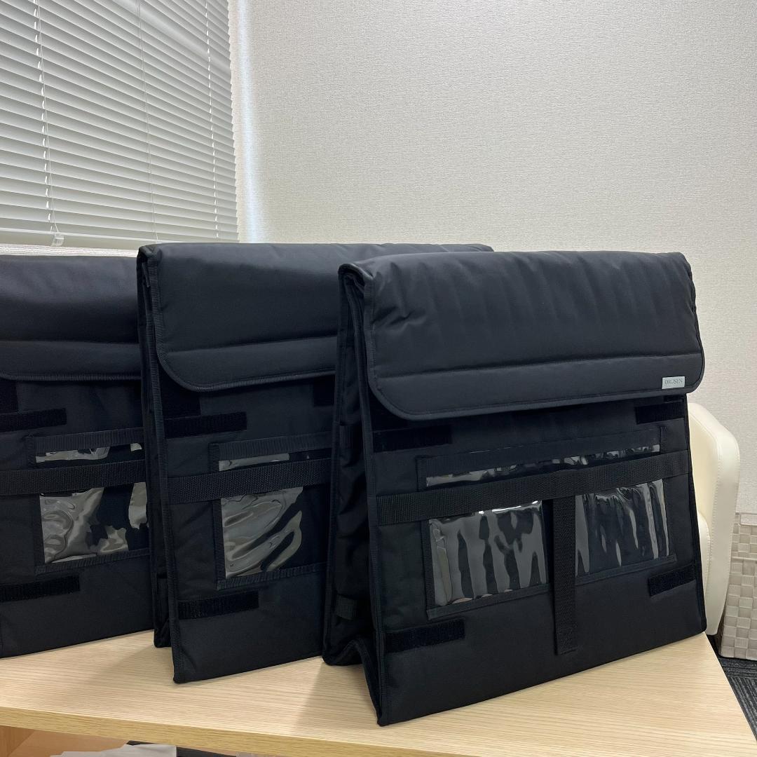 新品　ORUSEN　保温バッグ　デリバリー　ブラック　保温バッグR　3個セット