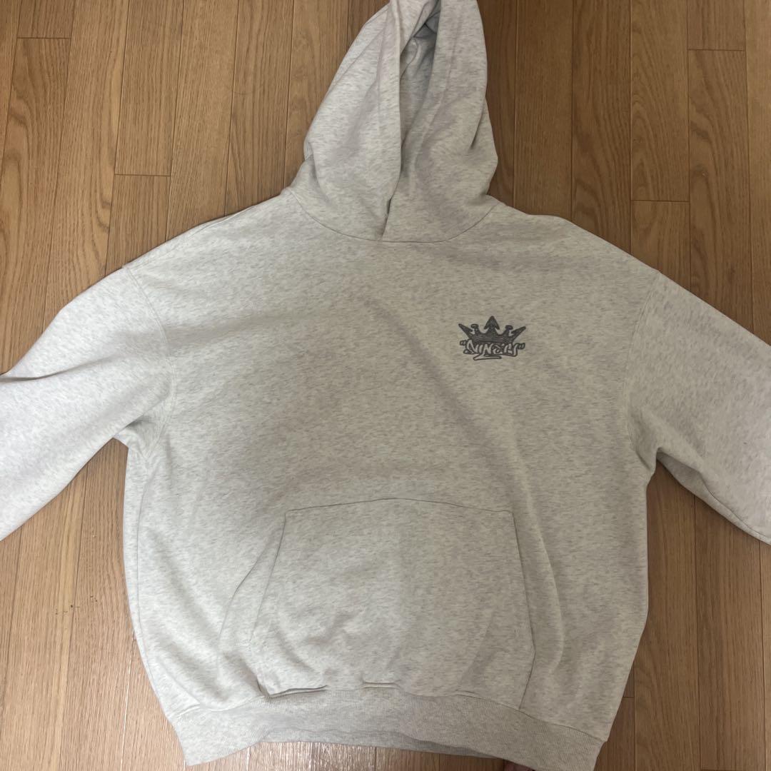 9090パーカー　King Logo Rhinestone Hoodie