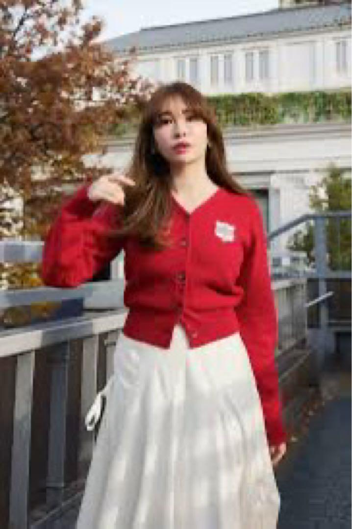 Herlipto Be Mine Emblem Knit Cardigan